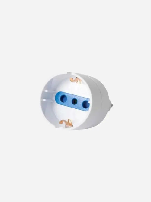 Adaptador Schuko Blanco Lexo